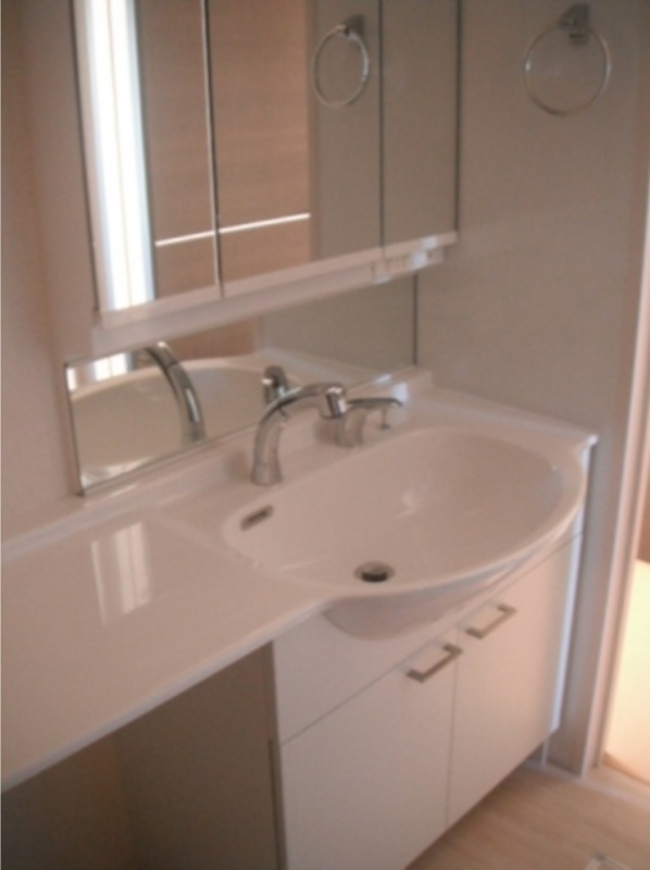 洗面設備　図面と現状に相違がある場合には現状を優先