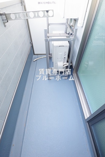 バルコニー　風通しの良いバルコニー！