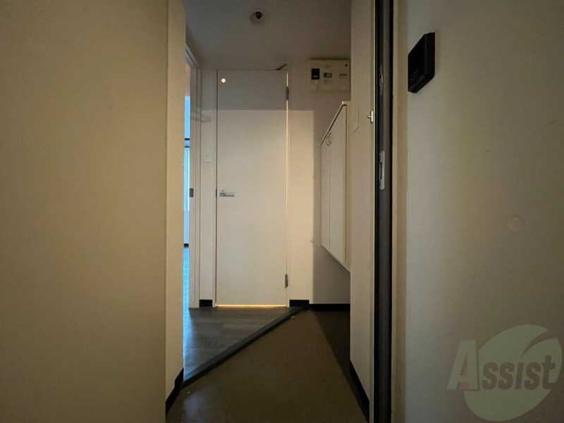 玄関　玄関の様子です。広い洋室にすぐ繋がっています。