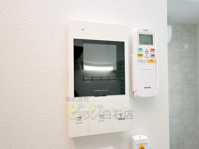 セキュリティ　モニター付きインターホン完備しています♪