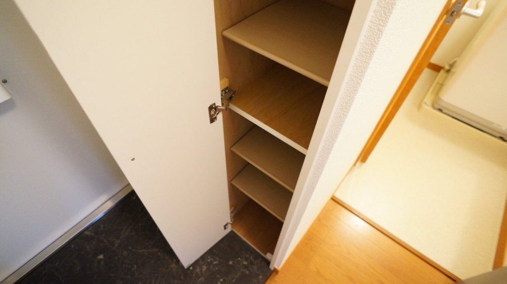 玄関　たくさん入る靴箱で玄関もスッキリ！