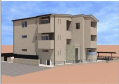 建物外観　完成パース