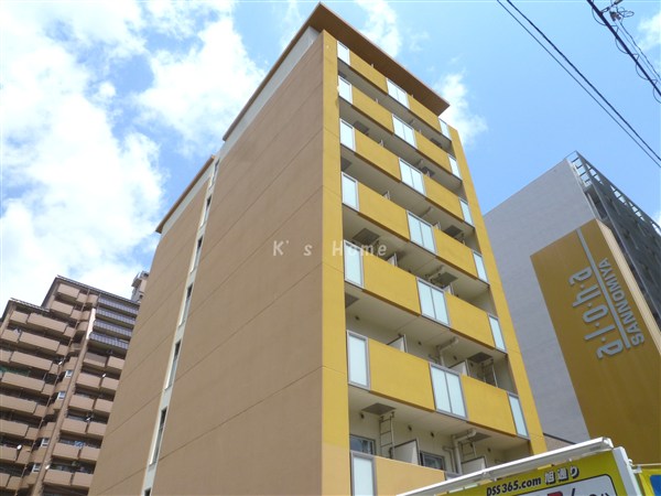 建物外観　イエローの明るい外観・三宮まで徒歩４分！