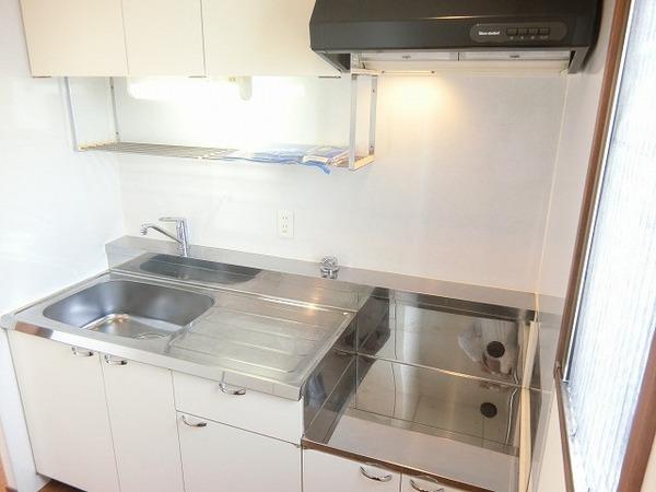 キッチン　ガスコンロ設置可！