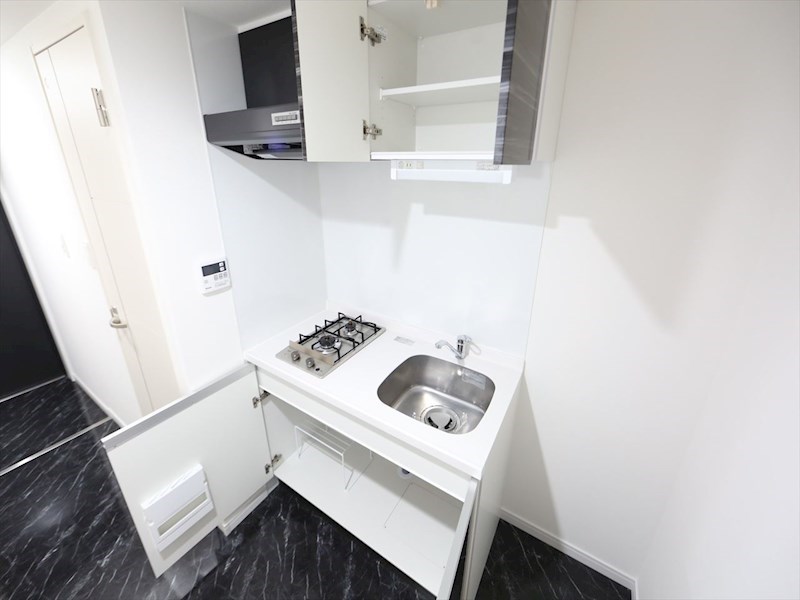 キッチン　システムキッチン（ガス2口コンロ付）