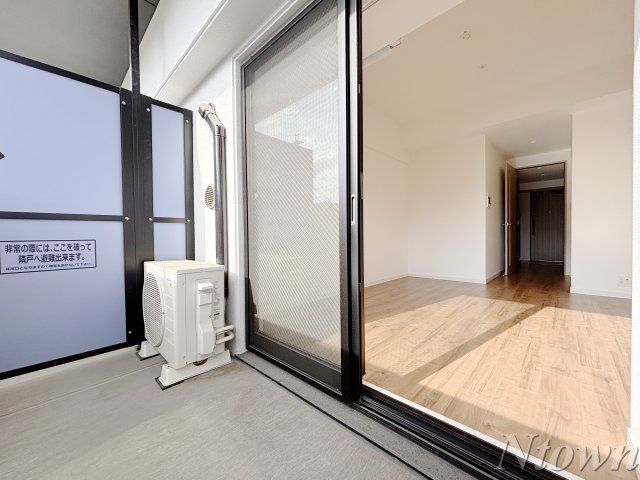 バルコニー　陽当たり良好なバルコニーです