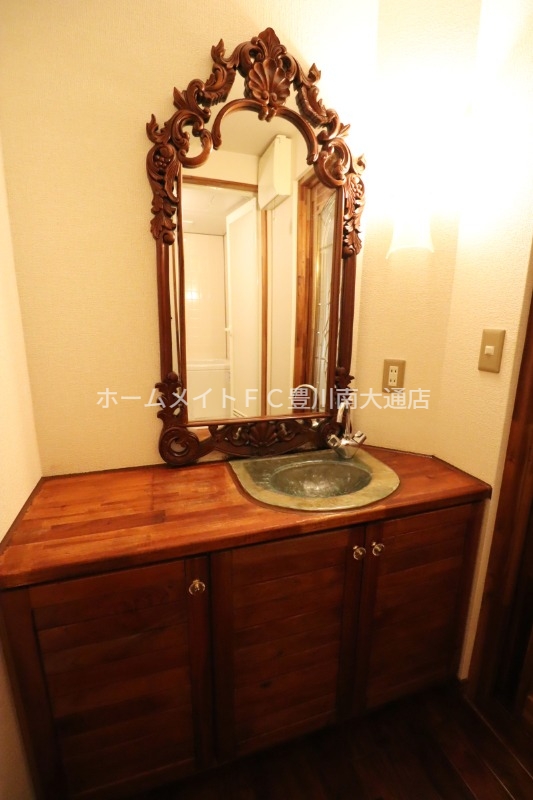 洗面設備　同型別部屋写真