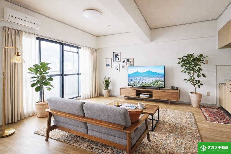 居室・リビング　写真は２０２号