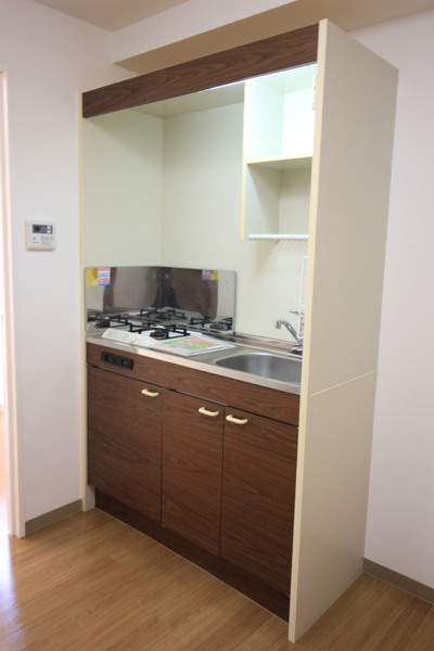 キッチン　ガスコンロ設置済み