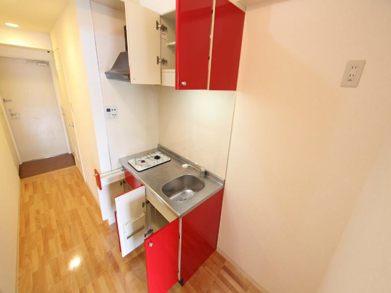 キッチン　システムキッチン（ガス2口コンロ付）