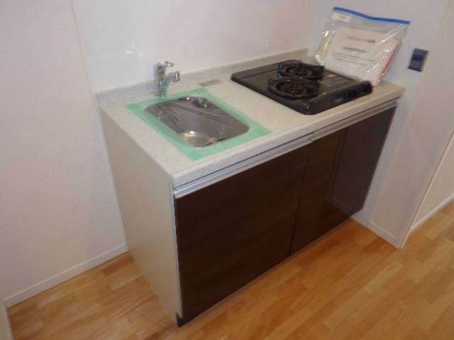 キッチン　２口ガスコンロ付きキッチン