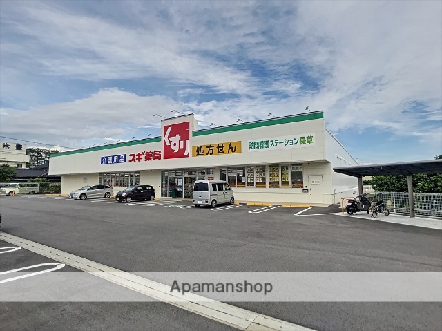 ドラックストア　スギ薬局長草（ドラッグストア）まで693m