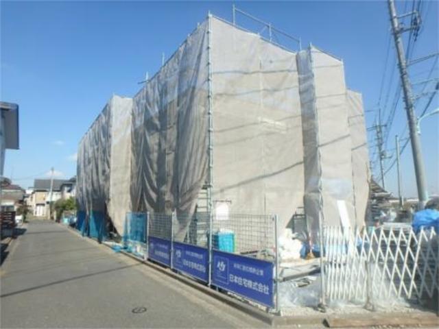 建物外観　完成前外観