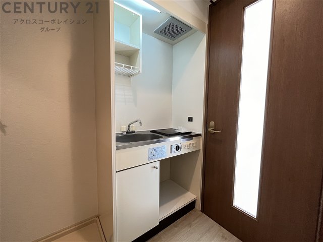 キッチン　壁付けキッチンでスペースを有効活用☆