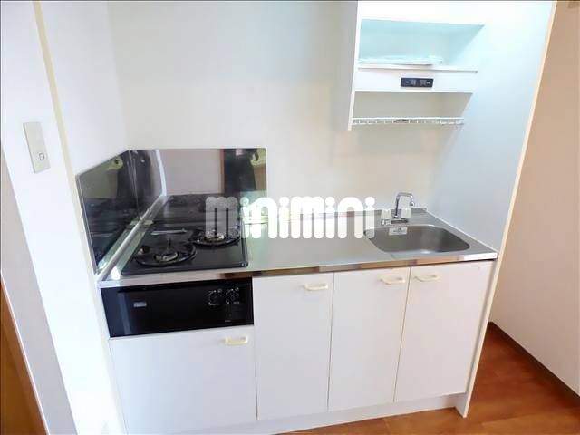 キッチン　２口ガスコンロのキッチンで使いやすいですね