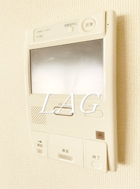 セキュリティ　モニター付インターホンです。
