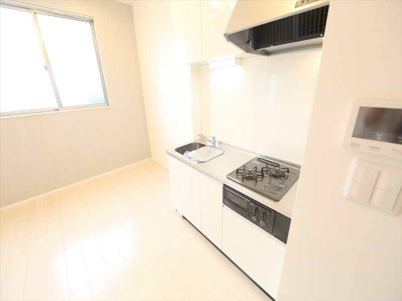 キッチン　システムキッチン（ガス2口コンロ付）