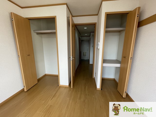 収納　荷物もすっきり片付きます。