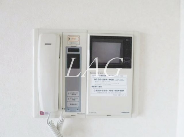 セキュリティ　モニター付きインターフォンです。