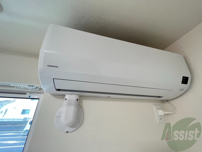 その他設備　エアコンが付いているので夏も冬も快適ですね～