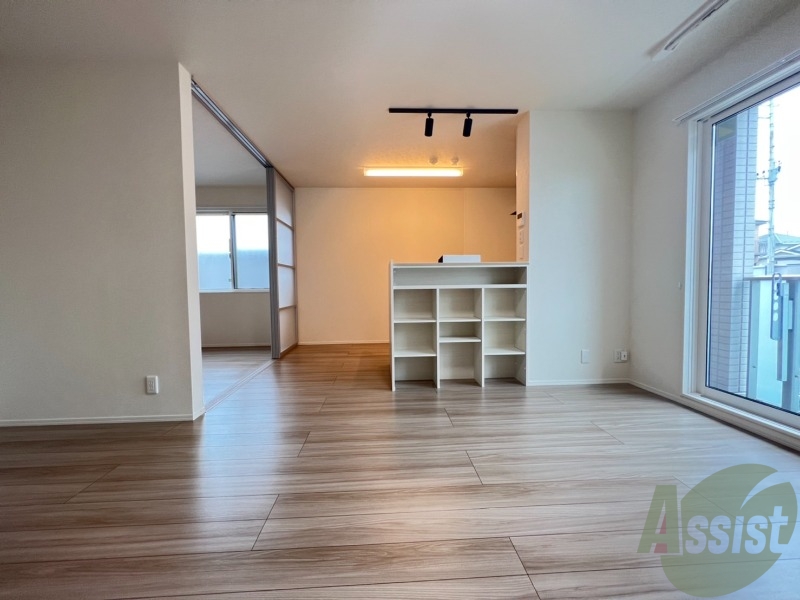 居室・リビング　１４．６帖のリビングです。広々としていますね。