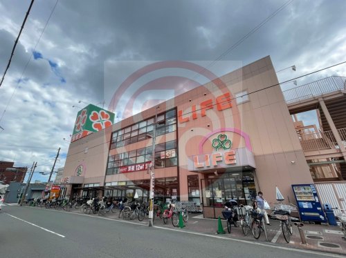 スーパー　ライフ 杭全店（スーパー）まで412m