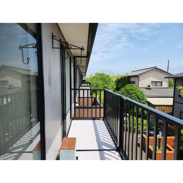 バルコニー　写真は以前に撮影したものです。