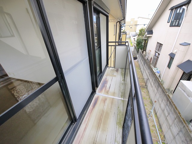 バルコニー　落ち着いた時間を過ごせるバルコニーです