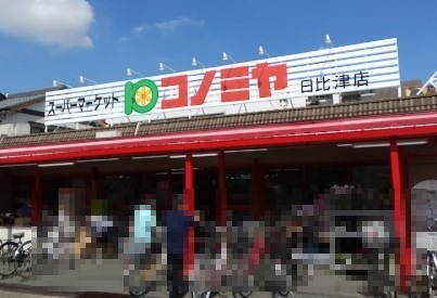 スーパー　スーパーコノミヤ 日比津店（スーパー）まで489m