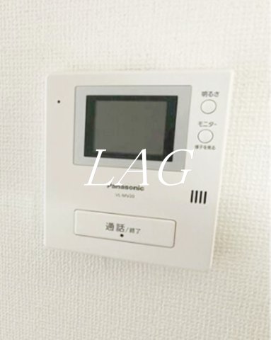 セキュリティ　モニター付きインターホンです。