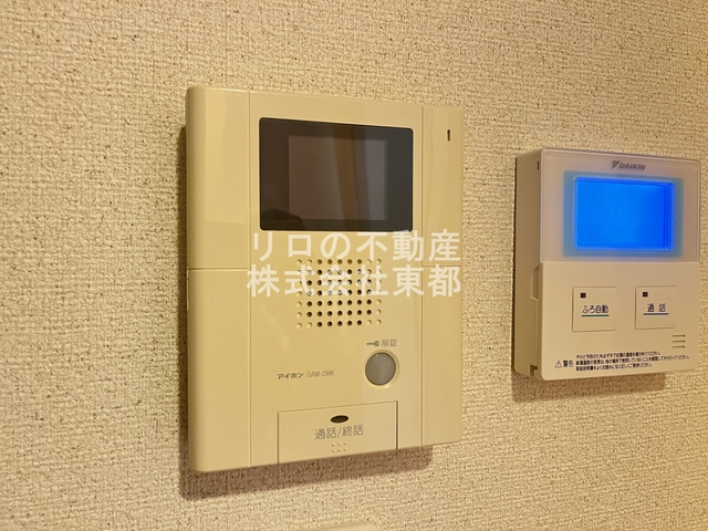 セキュリティ　ＴＶモニター付インターホンがあるので訪問者が一目でわかります