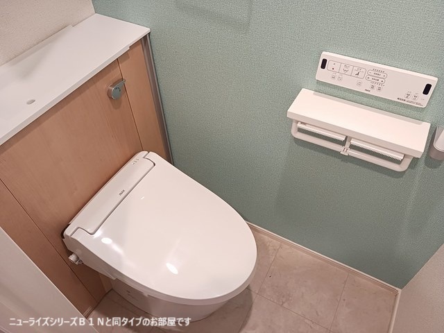 トイレ　完成予想図となります。