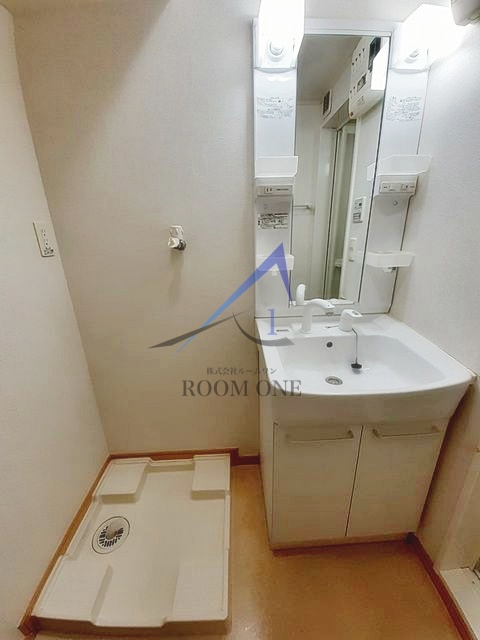 洗面設備　洗面台です。