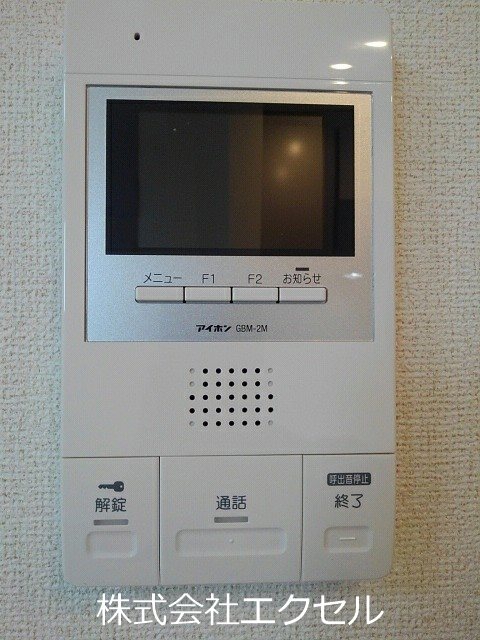 セキュリティ　来訪者の姿を確認できます。