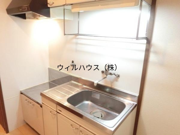 キッチン　ガスコンロ設置可！