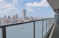 眺望　ブランズタワー御堂筋本町　バルコニー