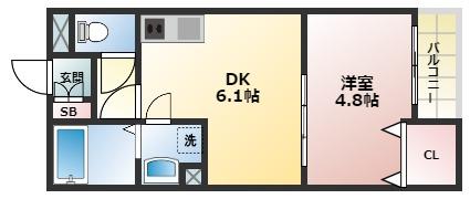西宮THE NEXTの間取り写真