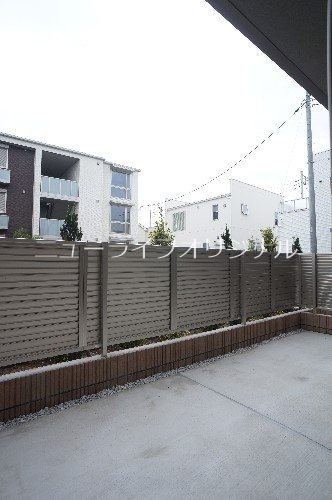 バルコニー　南側に面したバルコニー