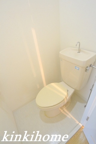 トイレ　写真は別号室タイプです。