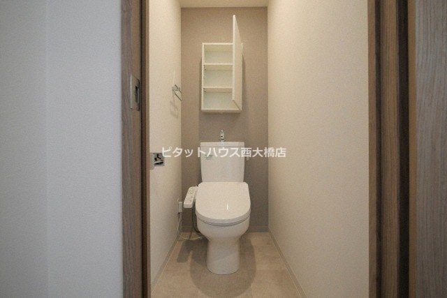 地下鉄中央線 九条駅 徒歩7分 12階建 築4年のトイレ写真