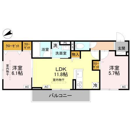 D-Luxe中居町の間取り写真