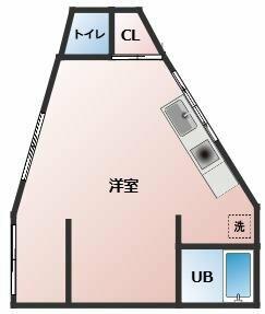 都営三田線 本蓮沼駅 徒歩10分 3階建 築44年の間取り写真