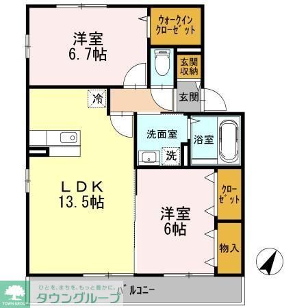 グランヴェール壱番館の間取り写真