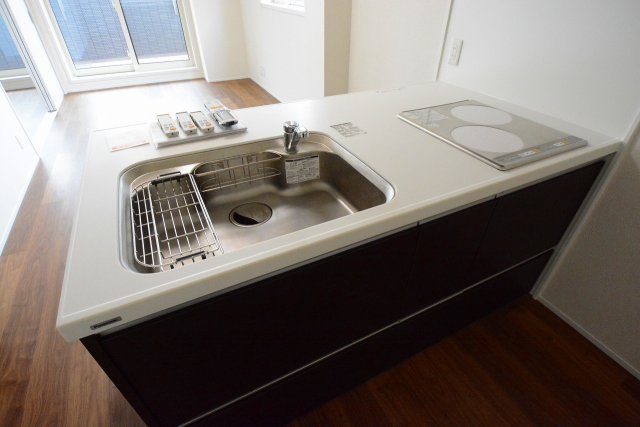 キッチン　２口IHコンロのシステムキッチンです！