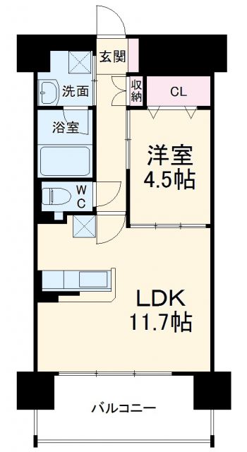 プレメント豊中の間取り写真