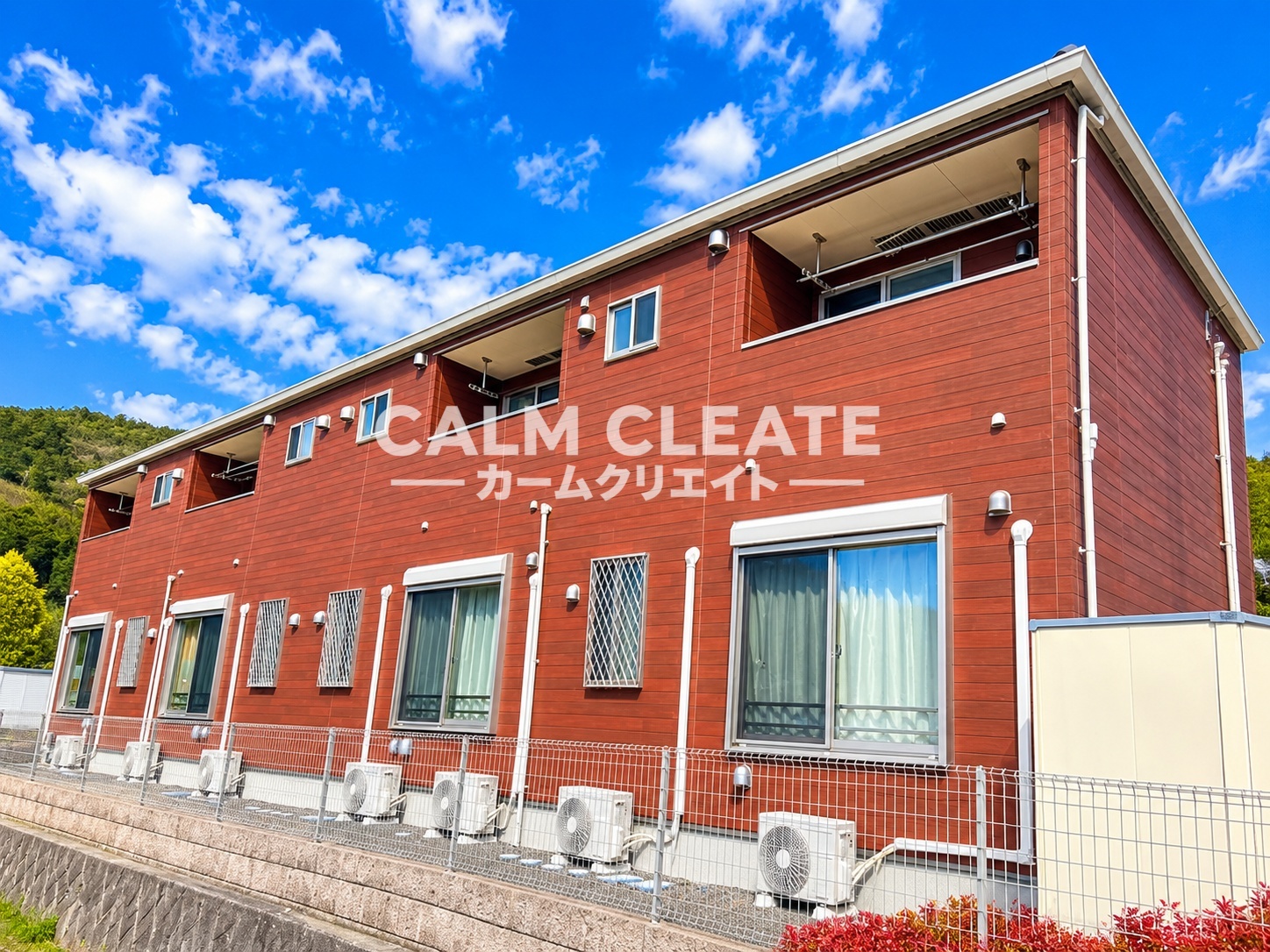 建物外観　最上階の角部屋◇ネット無料＆全室エアコン、照明器具完備です！