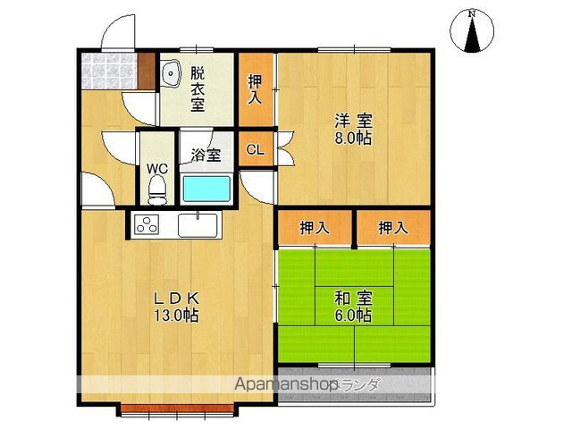 北親ハイツ3号の間取り写真