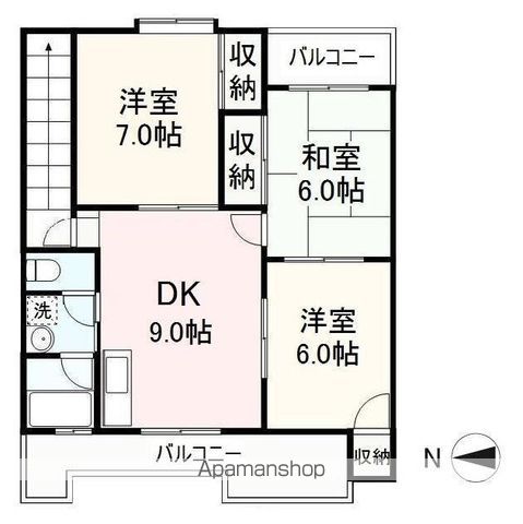 吉本マンションの間取り写真
