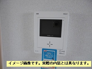セキュリティ　イメージ画像です。実際の内装とは異なります。
