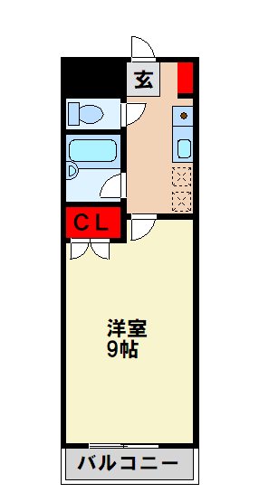 プロスペール通古賀IIIの間取り写真